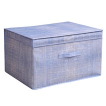 점보형 리빙박스 수납 정리함 4XL 125L, 블루, 1개