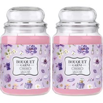 부케가르니 라지자 캔들 600g, 2개, 화이트머스크