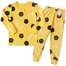 퓨코 아동용 도트스마일 30수 후라이스 내의 상하세트