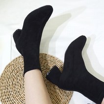 슈카르페 백지퍼 슬림핏 삭스앵클부츠 5cm