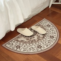 시나앤소모 오리엔탈 반원 발매트, 베이지