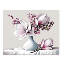 아디코 DIY 페인팅 정물화 명화그리기 50 x 40 cm, 핑크목련(PG34)
