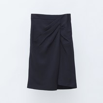 EnC H라인 셔링 스커트 ENWH04T81W