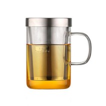 내열 유리 티머그컵 500ml, 1개