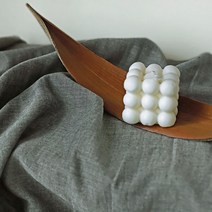 천팜 30수 선염면 소피그리드 패브릭 원단, 1234 진그레이