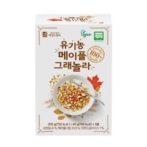 맛있는풍경 비건 유기농 메이플 그래놀라 5p, 200g, 6개