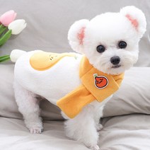 요기쏘 반려동물 한라봉 후리스 조끼, 혼합색상