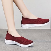 메쉬 싱글 플랫 스니커즈 YT_RE563