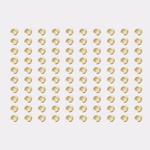 아일렛링 6mm, 골드, 100개