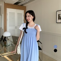 베러스윗 스모크 나시 원피스 + 티셔츠 세트