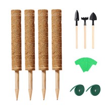 지앤비 코코넛 우드 화분 고정대 세트 50cm, 1세트