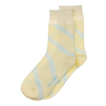 힐크릭 스트라이프 미드 삭스 H322, YELLOW