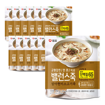 샘표 밸런스 발아현미 소고기죽, 250g, 12개