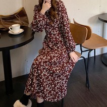 메이첼 프렌치 심플 이지 롱 원피스 00115