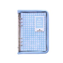 세컨드맨션 트윙클 다이어리 커버 지퍼형 6공 A6, 04SKYBLUE