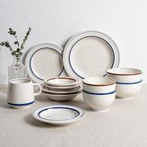 시라쿠스 신혼부부 홈세트 선물박스 12p, 라인믹스, 공기 2p + 대접 2p + 찬기 12cm 2p + 찬기 16cm 2p + 원형접시 15cm + 원형접시 17cm + 원형접시 23cm + 머그컵 340ml