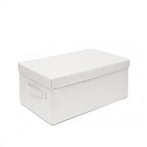 슬로 모던 패브릭 리빙박스 L, 03 아이보리, 1개