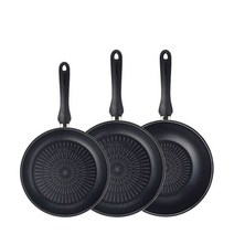 해피콜 IH 플라즈마 티타늄 후라이팬 세트 3개, 블루, 프라이팬 24cm + 프라이팬 28cm + 궁중팬 28cm