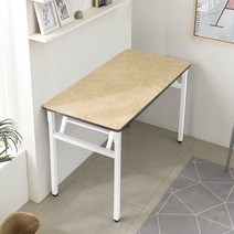 다다재 접이식 다용도 테이블 1200 x 600 mm, 화이트다리 + 대리석