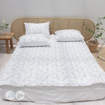 슈에뜨룸 마망 인견 여름 누빔패드, 그레이