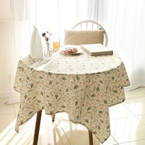 까사베르데 티파 로즈 테이블보, 혼합색상, 2인(130 x 130 cm)