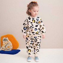 몰리멜리 아동용 뉴멀티컬러호피상하 바지세트