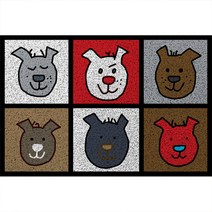 JHCompany 일러스트 펫 코일 매트 M, 강아지, 1개