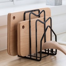 스탠드 도마 정리대 YTRA362, 블랙, 1개