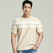 업클라스 남성용 패러렐 반 팔 티셔츠 b087hf