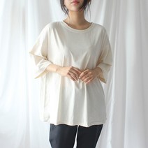 벨라노이 편안한 핏 소울 린넨 블라우스 티셔츠
