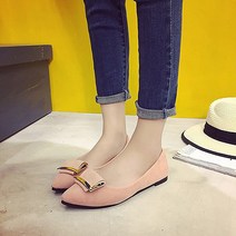 청순 캐주얼 스타일 단아한 플랫슈즈