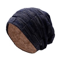 나야스타일 남녀공용 스포츠 방한 비니 DJBG-03-11, 네이비