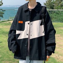 남성용 마켓A 이레귤러패턴 코튼 재킷