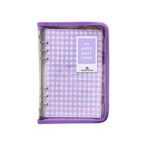 세컨드맨션 트윙클 다이어리 커버 지퍼형 6공 A6, 06LAVENDER