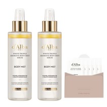 달바 화이트 트러플 아로마틱 바디 미스트 세럼 180ml x 2p + 약산성 젤클렌저 3ml x 5p, 1세트