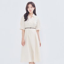로엠 셔츠형 롱원피스