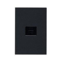 제일ELC 인터넷8p 콘센트 다크블랙, 1개