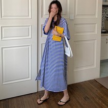 포플러앤씨 패톤 스트라이프 원피스