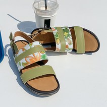 지쎄 여성용 제이슈 양가죽 수제화 솔레미 플랫 샌들