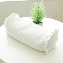 페일트 원통형 메밀베개, 화이트, 1개