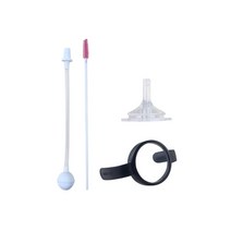 마더케이 베이직 빨대컵 핸들 + 추빨대 + 빨대솔 세트, 네이비, 1세트