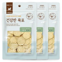 굿데이 건강한 육포 칩 강아지간식, 대구, 100g, 3개