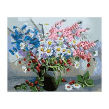 DIY 명화 그리기 캔버스 유화 그림 물감 세트 coquad004 I72, 073