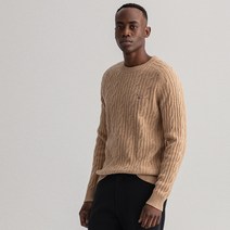 간트 남성용 램스울 케이블 C넥니트 DG72120115 8050123