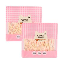 씨엔앨라이프 고양이 간식 슬라이스 90g, 2개, 게살