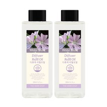 더허브샵 디퓨저 리필오일 2p, 화이트머스크, 2개, 200ml