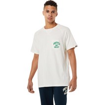 아식스 남성용 STRIPE GRAPHIC POCKET SS TEE 2201A064