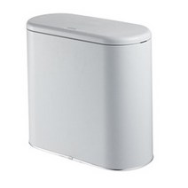 프레스식 쓰레기통 RD_7, 그레이블루, 1개