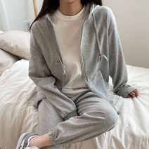 플랜데이 오버핏 도톰 특 기모 후드 집업