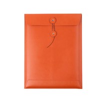 아이엘모드 가죽 서류 봉투 캐럿 오렌지 240 x 310 mm, 1개